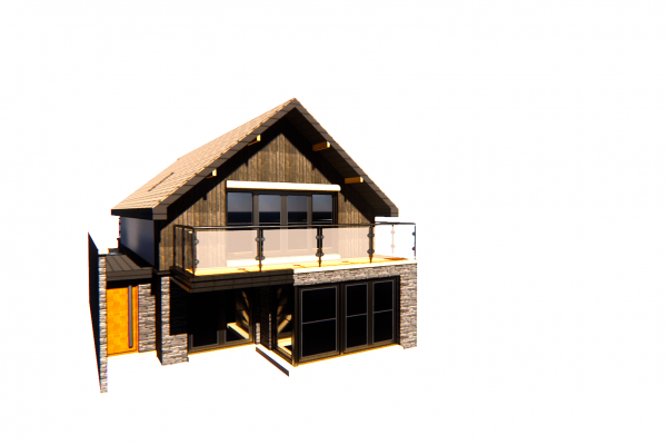 house type 02 rear elevation 01