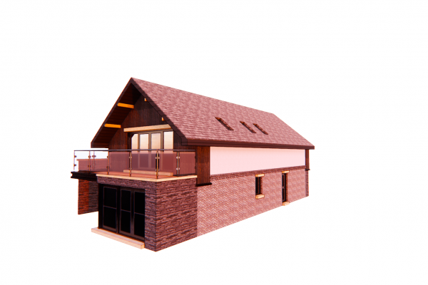 house type 02 rear elevation